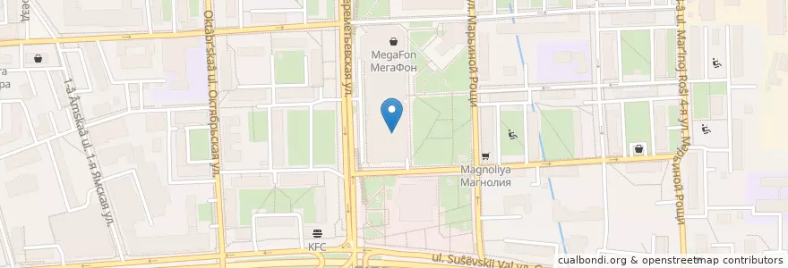 Mapa de ubicacion de IL Патио en Russia, Distretto Federale Centrale, Москва, Северо-Восточный Административный Округ, Район Марьина Роща.