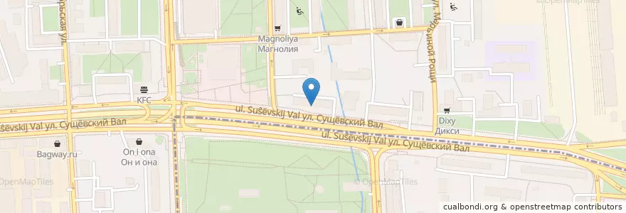 Mapa de ubicacion de Суши Wok en 러시아, Центральный Федеральный Округ, Москва, Северо-Восточный Административный Округ, Район Марьина Роща.