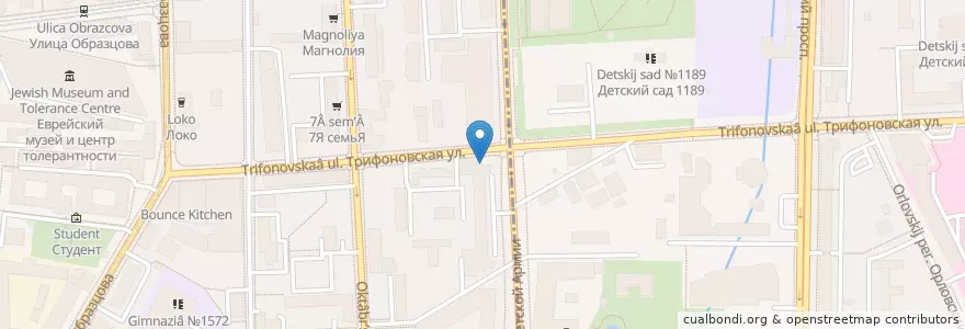 Mapa de ubicacion de Медицинский центр "Новая жизнь" en Russia, Central Federal District, Moscow, Maryina Roshcha District.