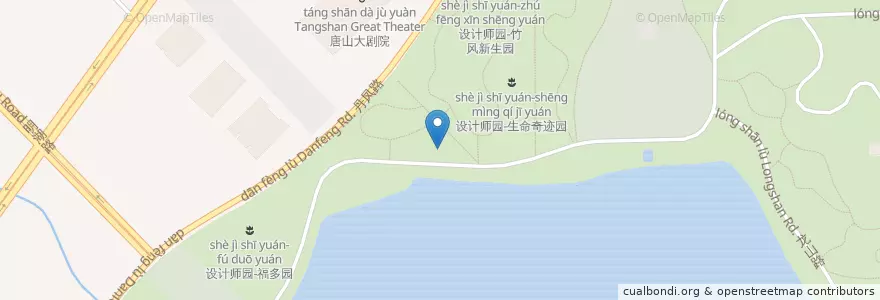 Mapa de ubicacion de 惠民道街道 en China, Hebei, 唐山市, 惠民道街道, 路南区.