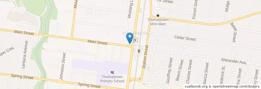 Mapa de ubicacion de Commonwealth Bank en 오스트레일리아, Victoria, City Of Whittlesea.