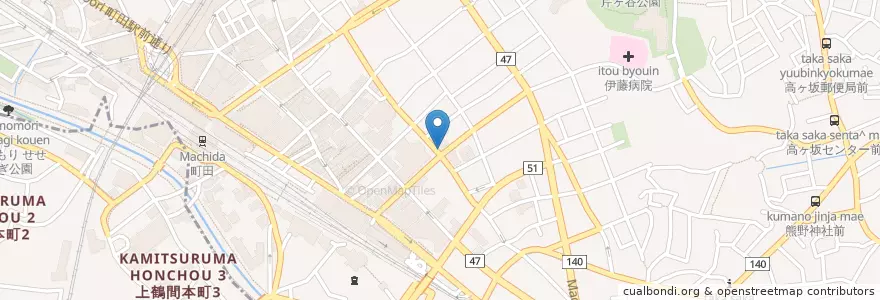 Mapa de ubicacion de この世の天国 en Jepun, 東京都, 町田市.