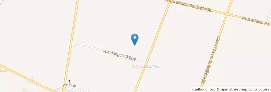 Mapa de ubicacion de 和平里街道 en 中国, 河北省, 保定市, 莲池区, 和平里街道.