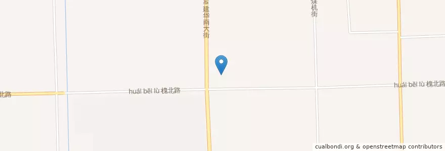 Mapa de ubicacion de 东苑街道 en Chine, Hebei, 石家庄市, 裕华区, 东苑街道.