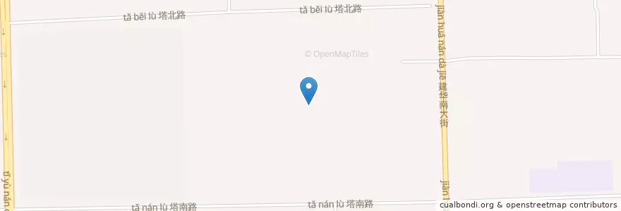 Mapa de ubicacion de Yuxing Subdistrict en China, Hebei, Shijiazhuang City, Yuhua District, Yuxing Subdistrict.