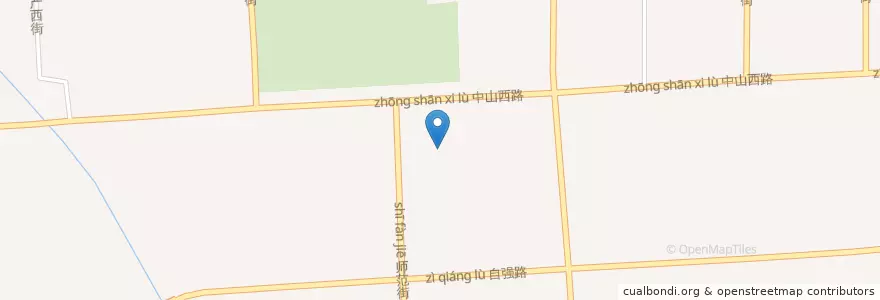 Mapa de ubicacion de 维明街道 en الصين, خبي, 石家庄市, 桥西区, 维明街道.
