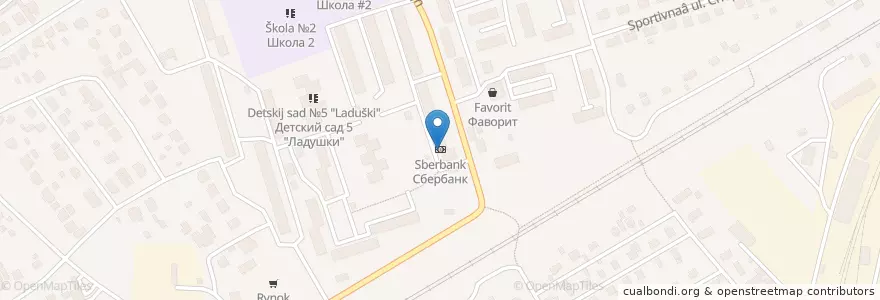 Mapa de ubicacion de Сбербанк en Russie, District Fédéral Central, Oblast De Riazan, Шиловский Район, Шиловское Городское Поселение.