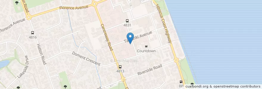 Mapa de ubicacion de Lumino The Dentists en 新西兰, Auckland, Hibiscus And Bays.
