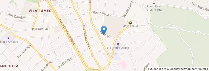 Mapa de ubicacion de Espeto's en Brasilien, Südosten, Minas Gerais, Região Geográfica Intermediária De Belo Horizonte, Região Metropolitana De Belo Horizonte, Microrregião Belo Horizonte, Belo Horizonte.