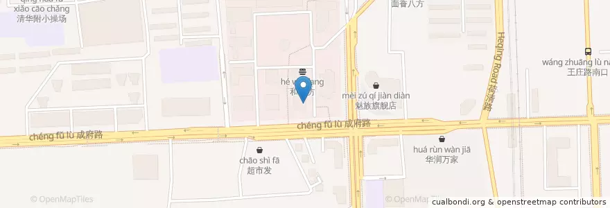 Mapa de ubicacion de 上海浦东发展银行 en 中国, 北京市, 河北省, 海淀区.