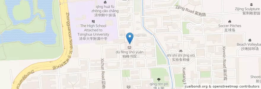 Mapa de ubicacion de Jazz Cafe en China, Beijing, Hebei, Haidian District.