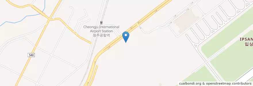 Mapa de ubicacion de 청원구 en Südkorea, Chungcheongbuk-Do, 청주시, 청원구.