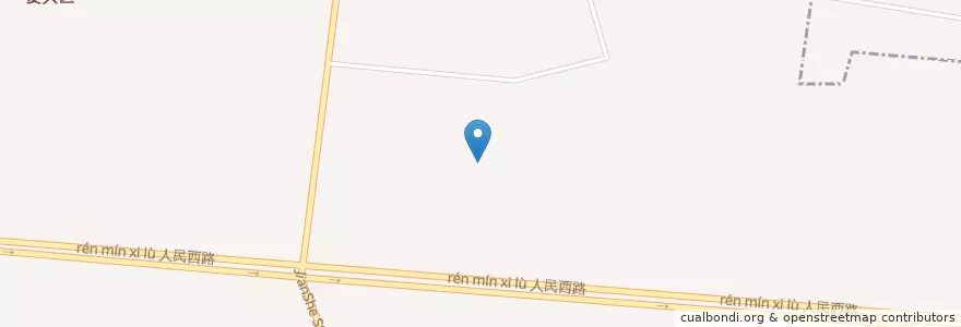 Mapa de ubicacion de 胜利桥街道 en 中国, 河北省, 邯郸市, 复兴区, 胜利桥街道.