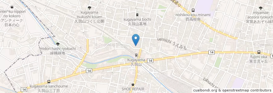 Mapa de ubicacion de 西武信用金庫 en 日本, 東京都, 杉並区.
