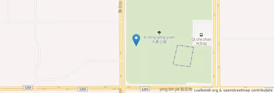 Mapa de ubicacion de 新建南路街道 en Cina, Shanxi, 大同市, 平城区, 新建南路街道.