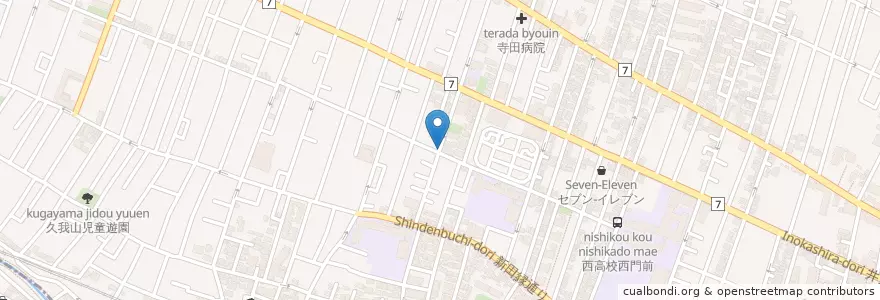 Mapa de ubicacion de 田中歯科 en Giappone, Tokyo, 杉並区.