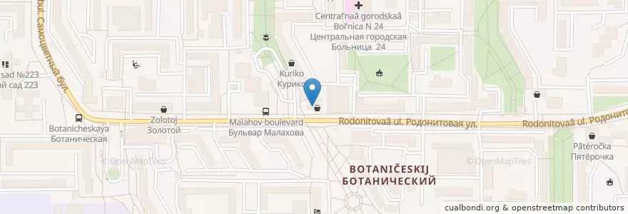 Mapa de ubicacion de Номос en Rusland, Уральский Федеральный Округ, Свердловская Область, Городской Округ Екатеринбург.