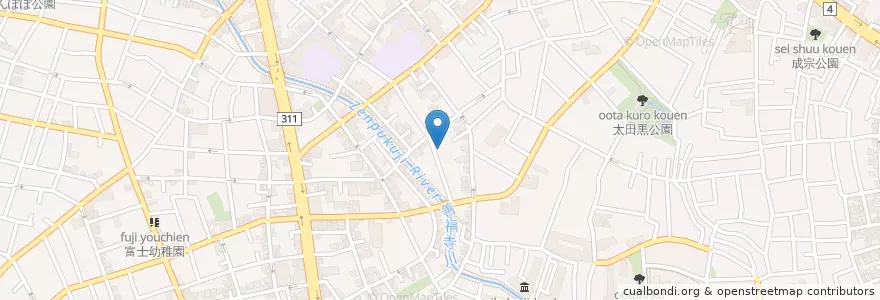Mapa de ubicacion de 荻窪教会 en Japan, Tokio, 杉並区.