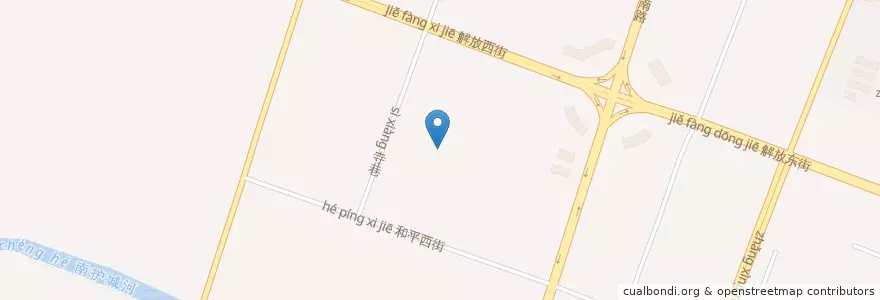 Mapa de ubicacion de 英雄南路街道 en الصين, شانشي, 长治市, 潞州区, 英雄南路街道.