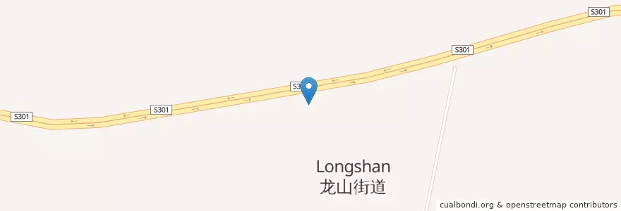 Mapa de ubicacion de 龙山街道 en 中国, 河南省, 安阳市, 林州市, 龙山街道.