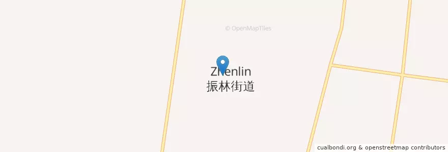 Mapa de ubicacion de 振林街道 en 中国, 河南省, 安阳市, 林州市, 振林街道.