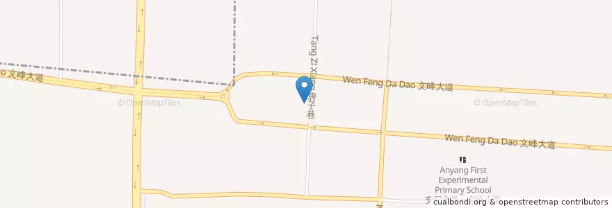 Mapa de ubicacion de 步行街综合治理办公室 en China, Henán, 安阳市, 文峰区, 步行街综合治理办公室.