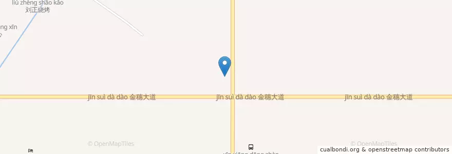 Mapa de ubicacion de 渠东街道 en چین, استان هنان, 新乡市, 红旗区, 渠东街道.