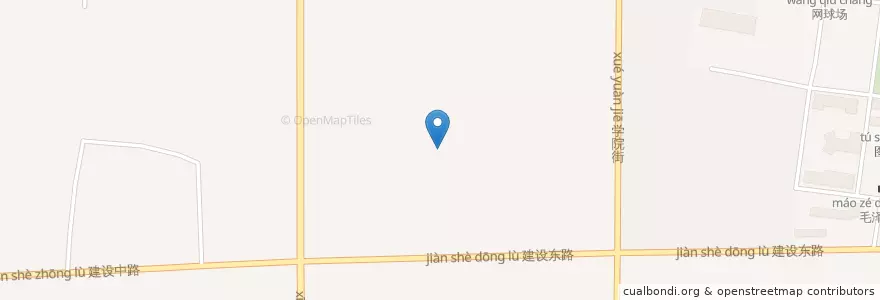 Mapa de ubicacion de 东干道街道 en China, Henan, 新乡市, 牧野区, 东干道街道.