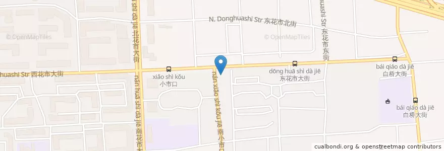 Mapa de ubicacion de Bank Of China en 중국, 베이징시, 허베이성, 东城区.