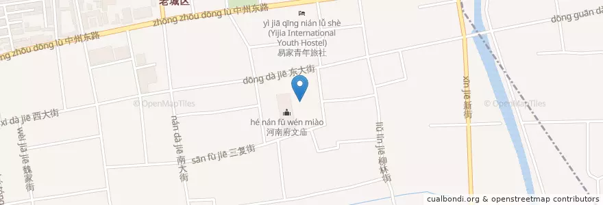 Mapa de ubicacion de 东南隅街道 en China, Henan, 洛阳市, 东南隅街道.
