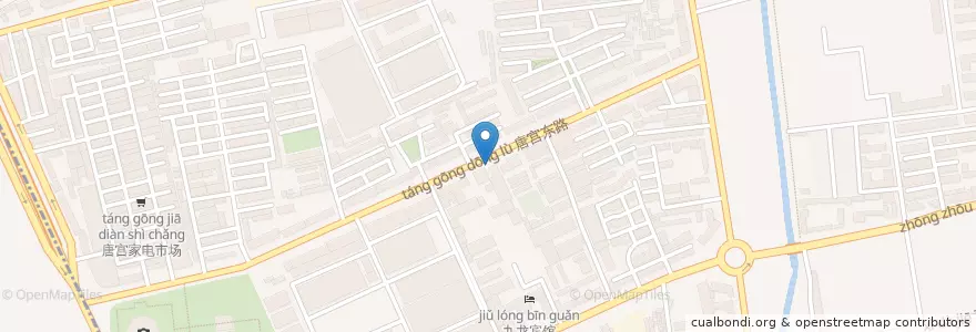 Mapa de ubicacion de 西关街道 en 中国, 河南省, 洛阳市, 老城区, 西关街道.