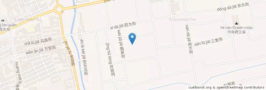 Mapa de ubicacion de 西南隅街道 en چین, استان هنان, 洛阳市, 老城区, 西南隅街道.