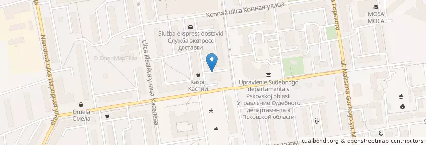 Mapa de ubicacion de Радиостанция Ретро FM en ロシア, 北西連邦管区, プスコフ州, Псковский Район, Городской Округ Псков.