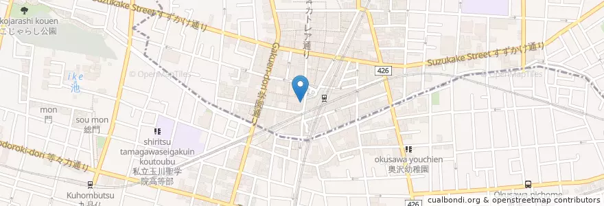 Mapa de ubicacion de First Kitchen en 일본, 도쿄도, 目黒区.