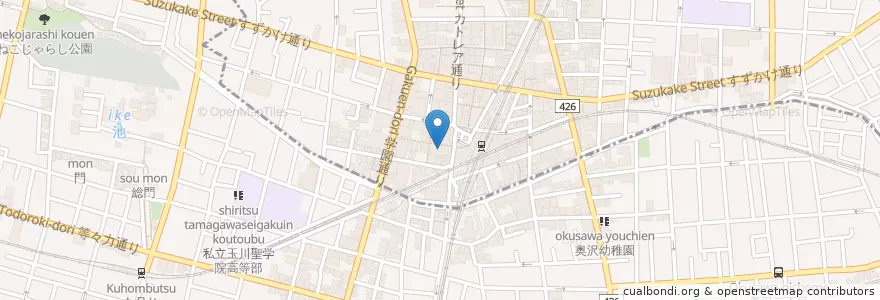 Mapa de ubicacion de 三井住友銀行 en ژاپن, 東京都, 目黒区.