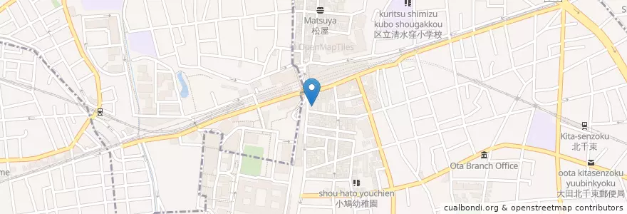Mapa de ubicacion de みずほ銀行 en Япония, Токио, Мегуро, Ота.