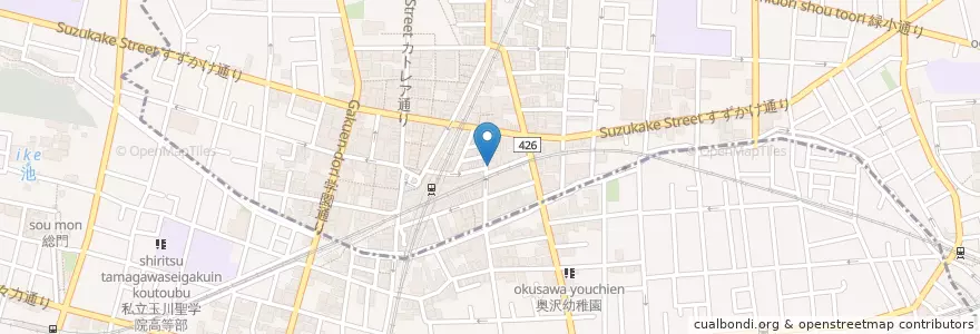 Mapa de ubicacion de モリバコーヒー en Giappone, Tokyo, 目黒区.