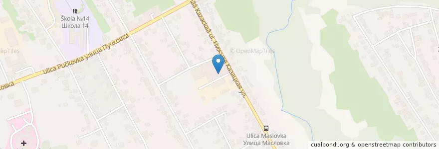 Mapa de ubicacion de Отделение связи №305008 en Russland, Föderationskreis Zentralrussland, Oblast Kursk, Курский Район, Городской Округ Курск.