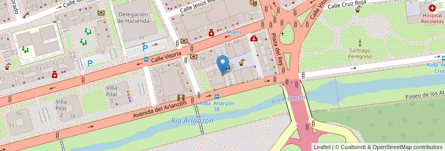 Mapa de ubicacion de A mi manera en إسبانيا, قشتالة وليون, برغش, Alfoz De Burgos, برغش.