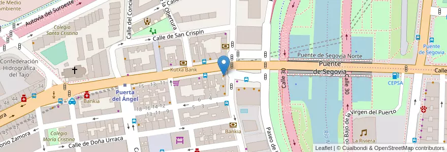 Mapa de ubicacion de A Ría de Noia en إسبانيا, منطقة مدريد, منطقة مدريد, Área Metropolitana De Madrid Y Corredor Del Henares, مدريد.