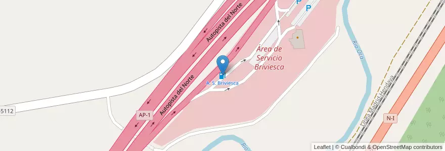 Mapa de ubicacion de A. S. Briviesca en Spagna, Castilla Y León, Burgos, La Bureba, Briviesca.