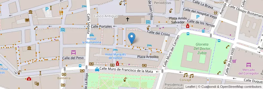 Mapa de ubicacion de A tu gusto en Spain, Rioja, Rioja, Logroño.