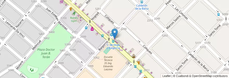 Mapa de ubicacion de A. Wolpi, Monte Castro en 아르헨티나, Ciudad Autónoma De Buenos Aires, 부에노스아이레스, Comuna 10.