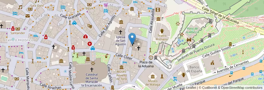 Mapa de ubicacion de Abadía de Santa Ana en España, Andalucía, Málaga, Málaga-Costa Del Sol, Málaga.