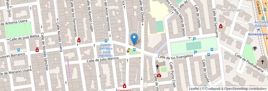 Mapa de ubicacion de A'Barca Muxia en Spain, Community Of Madrid, Community Of Madrid, Área Metropolitana De Madrid Y Corredor Del Henares, Madrid.