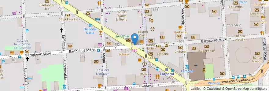 Mapa de ubicacion de ABC, San Nicolas en الأرجنتين, Ciudad Autónoma De Buenos Aires, Comuna 1, Buenos Aires.