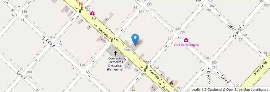 Mapa de ubicacion de ABC Vehiculos, Casco Urbano en Arjantin, Buenos Aires, Partido De La Plata.