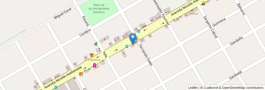 Mapa de ubicacion de Aberturas Zona Norte en アルゼンチン, ブエノスアイレス州, Partido De San Fernando, Victoria.