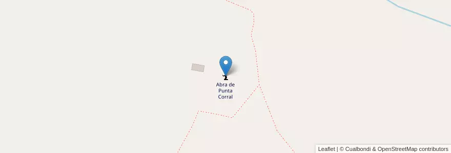 Mapa de ubicacion de Abra de Punta Corral en Argentinië, Jujuy, Departamento Tilcara, Municipio De Tilcara.