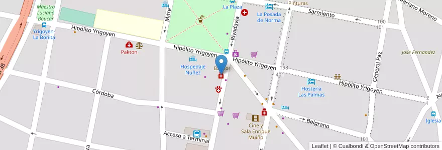 Mapa de ubicacion de Abraham en Arjantin, Córdoba, Departamento Punilla, Pedanía Dolores, Municipio De Capilla Del Monte, Capilla Del Monte.